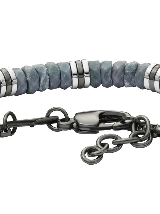 Fossil Jewelry Gunmetal Bracelet Set JGFTSET1106