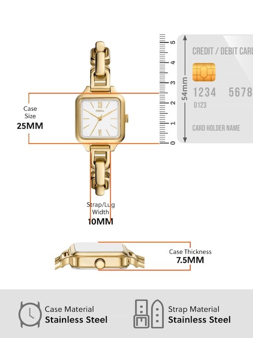 Fossil Colleen Gold Watch BQ5008