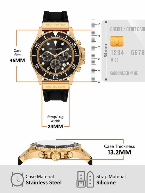 Michael Kors Everest Black Watch MKO1162 Michael Kors Everest Black Watch MKO1162