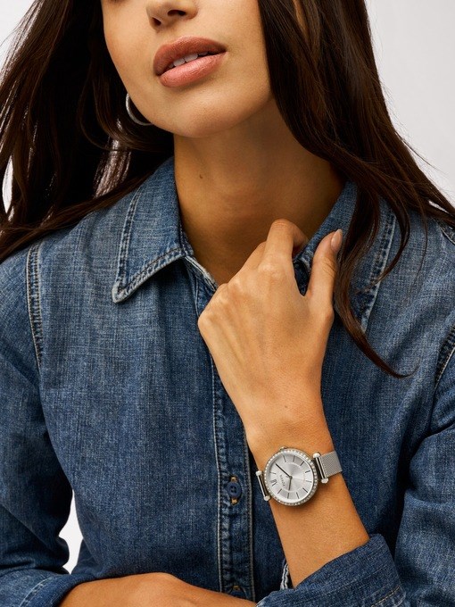 Fossil Tillie Silver Watch BQ3988