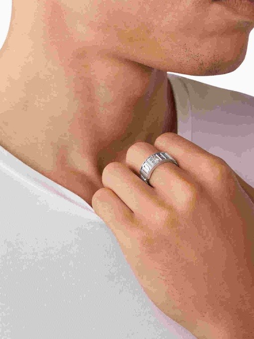 Diesel Silver Ring DX134704010