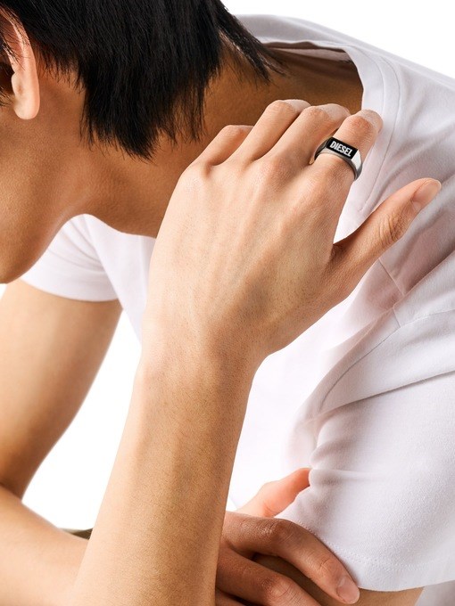 Diesel Silver Ring DX151204010