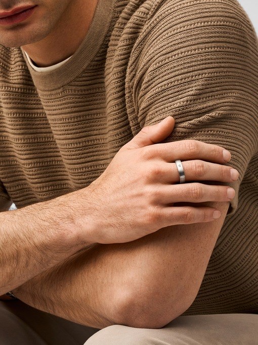 Fossil Jewelry Silver Ring JOF0109504010