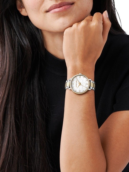 Michael Kors Pyper 2 Tone Watch MK4918