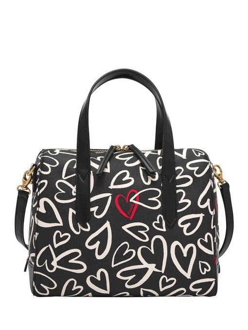 Fossil Sydney Black Satchel Bag SHB2921005