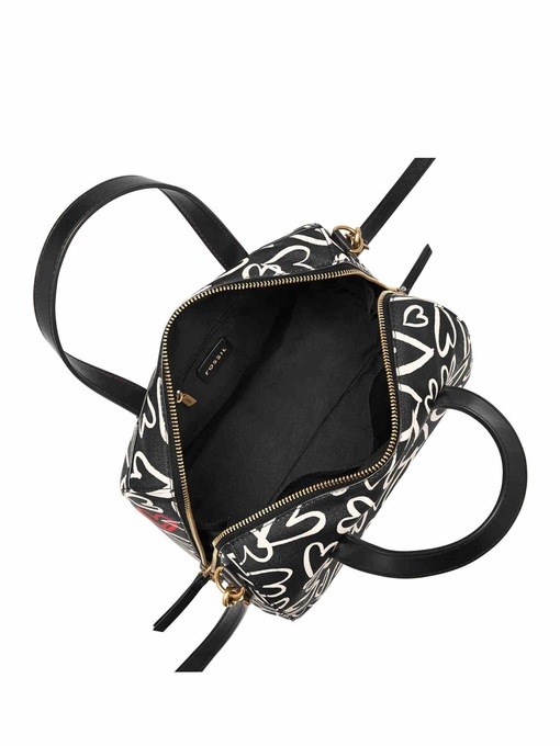 Fossil Sydney Black Satchel Bag SHB2921005