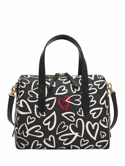 Fossil Sydney Black Satchel Bag SHB2921005