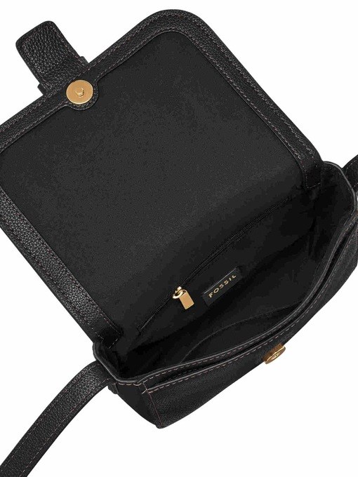 Fossil Delanie Black Crossbody Bag SHB3252001