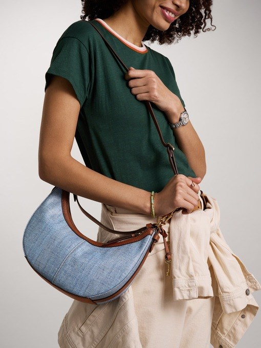 Fossil Shae Blue Hobo SHB3249423