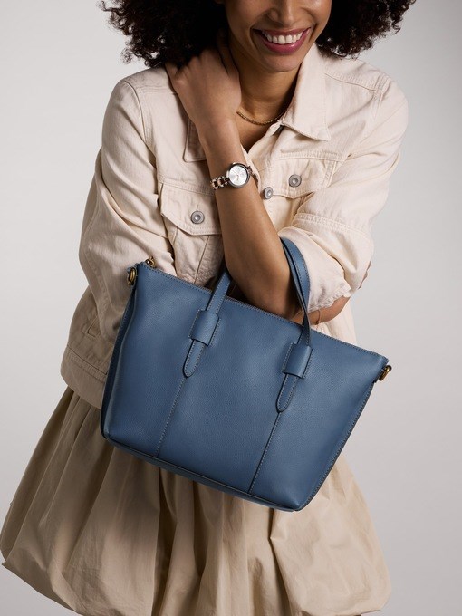 Fossil Skylar Blue Satchel SHB2657427