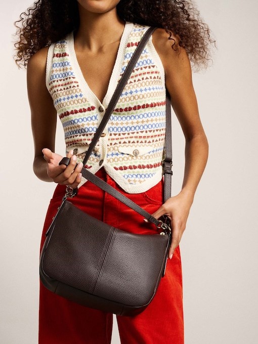 Fossil Jolie Brown Crossbody Bag ZB11177203