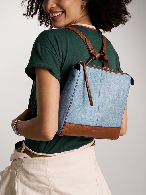 Fossil Elina Blue Backpack SHB3262423