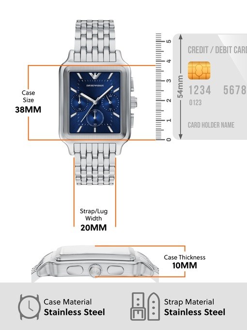 Emporio Armani Silver Watch AR11750