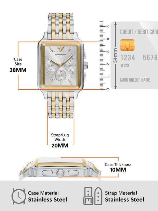 Emporio Armani 2 Tone Watch AR11752 Emporio Armani 2 Tone Watch AR11752