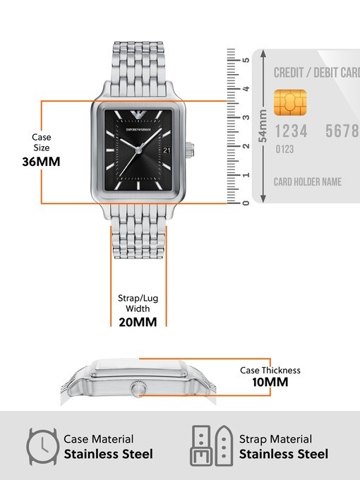 Emporio Armani Silver Watch AR11755 Emporio Armani Silver Watch AR11755