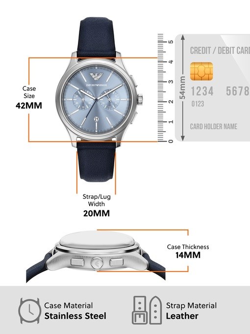 Emporio Armani Blue Watch AR11747 Emporio Armani Blue Watch AR11747