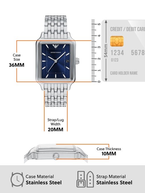 Emporio Armani Silver Watch AR11754 Emporio Armani Silver Watch AR11754