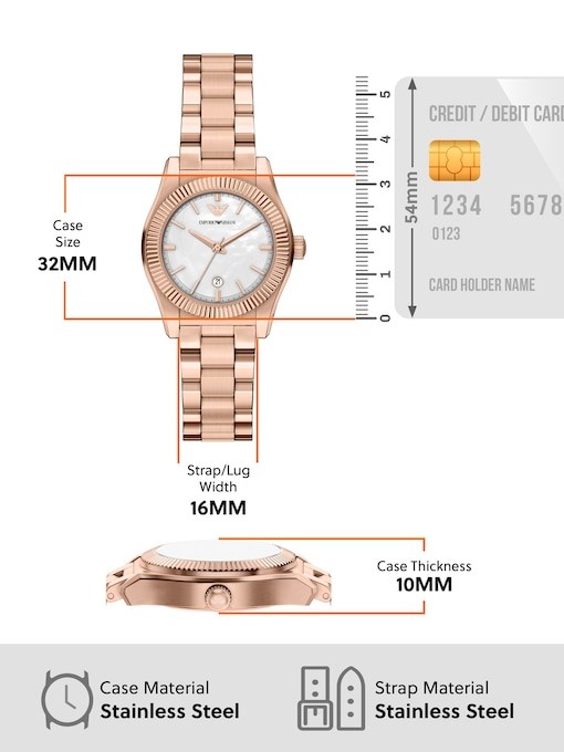 Emporio Armani Rose Gold Watch AR11762
