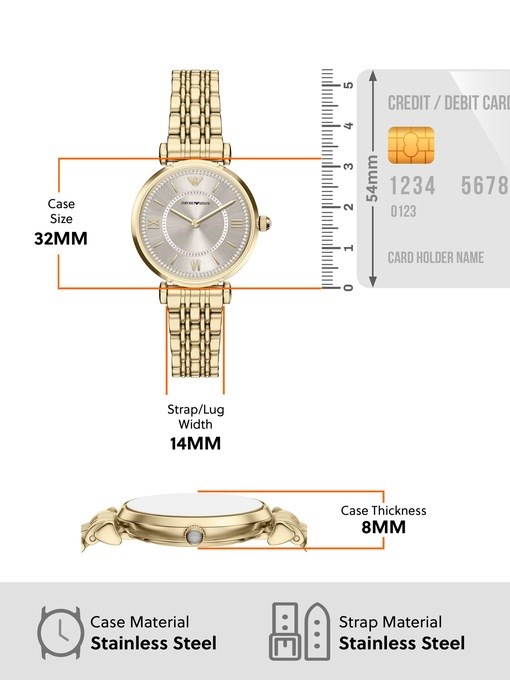Emporio Armani Gold Watch AR11766