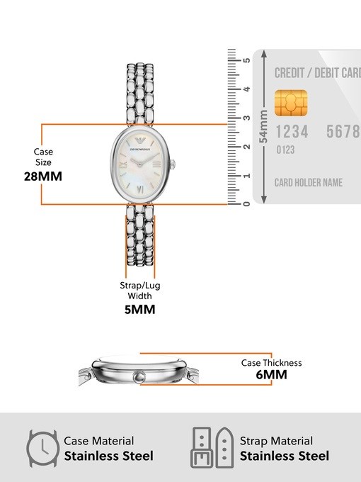 Emporio Armani Silver Watch AR11776