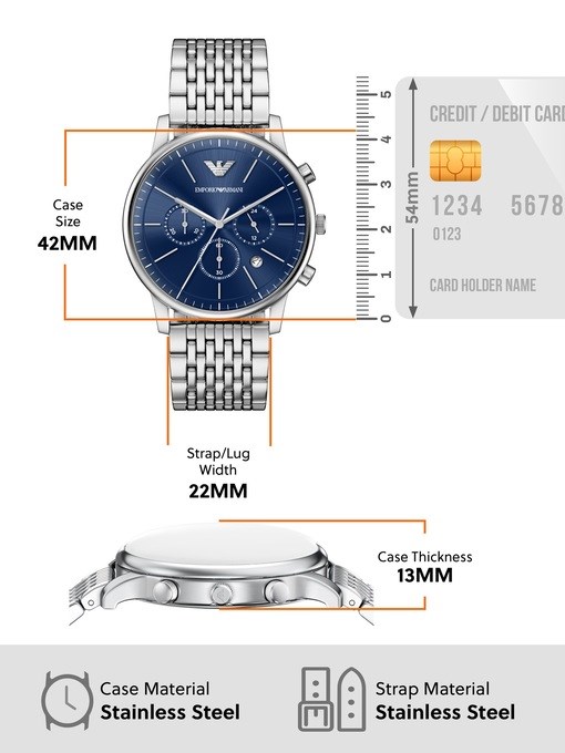 Emporio Armani Silver Watch AR11771