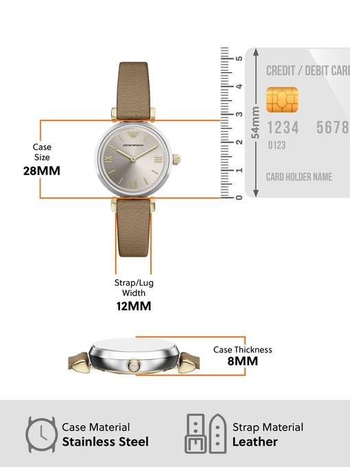 Emporio Armani Taupe Watch AR11770