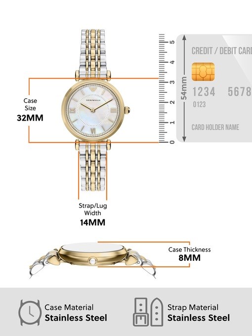 Emporio Armani 2 Tone Watch AR80086SET Emporio Armani 2 Tone Watch AR80086SET