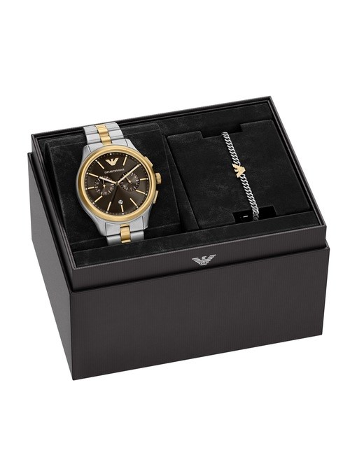 Emporio Armani 2 Tone Watch AR80084SET