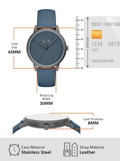 Armani Exchange Blue Watch AX2767