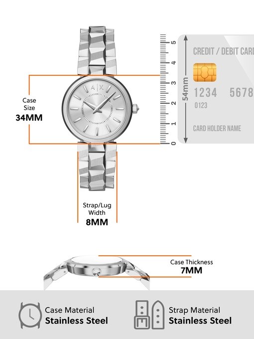 Armani Exchange Silver Watch AX4405