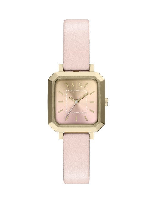 Armani Exchange Two-Hand Gold-Tone Stainless Steel Watch