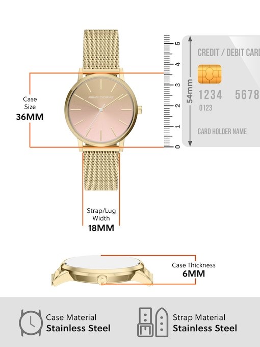 Armani Exchange Gold Watch AX5619