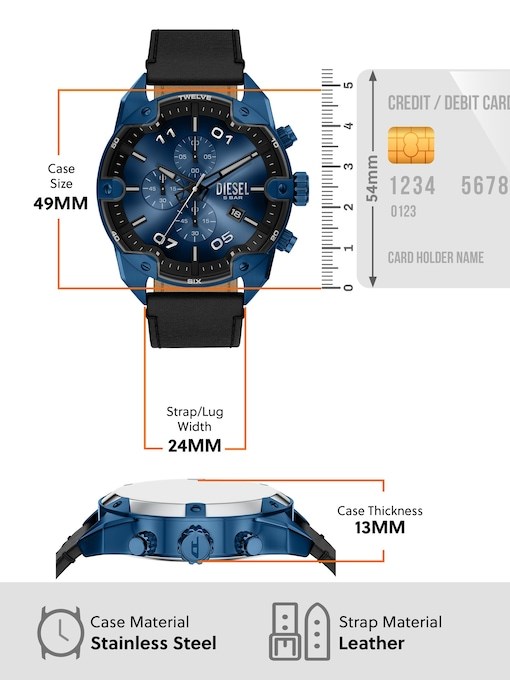 Diesel Spiked Black Watch DZ4703 Diesel Spiked Black Watch DZ4703