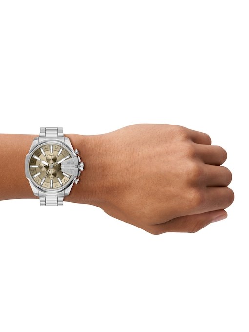 Diesel Mega Chief Slim Silver Watch DZ4702