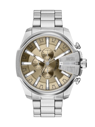 Diesel Mega Chief Slim Silver Watch DZ4702