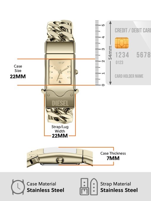 Diesel Closer Gold Watch DZ2235