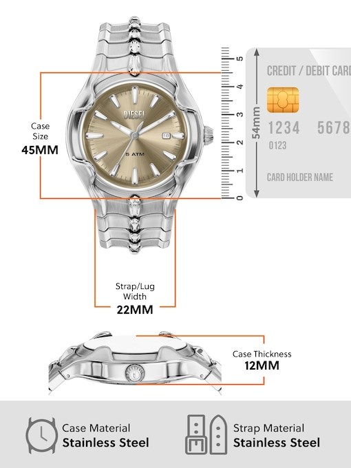 Diesel Vert Silver Watch DZ2234