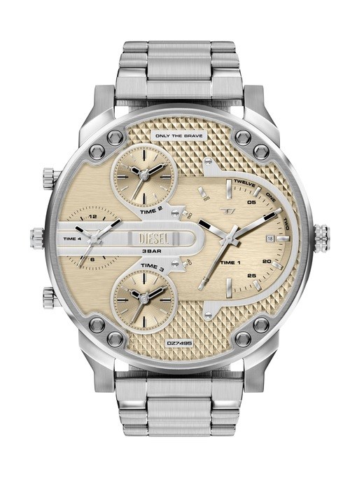 Diesel Mr. Daddy Slim Silver Watch DZ7495