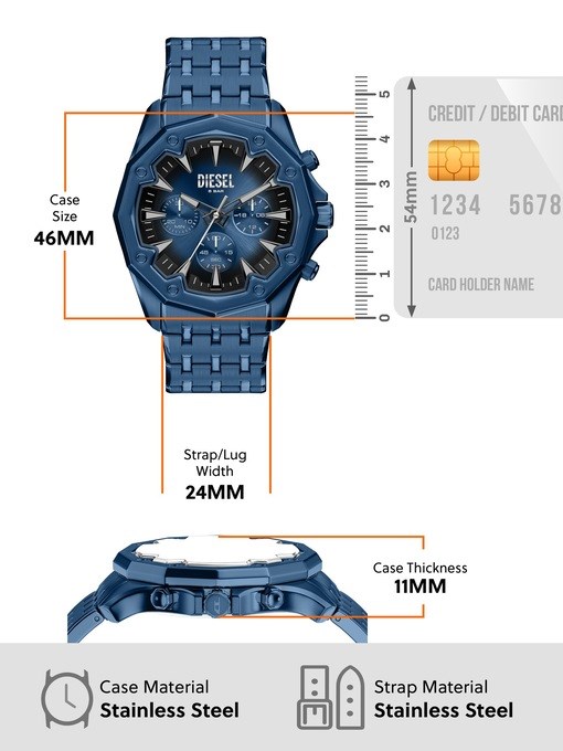 Diesel Stinger Blue Watch DZ4705