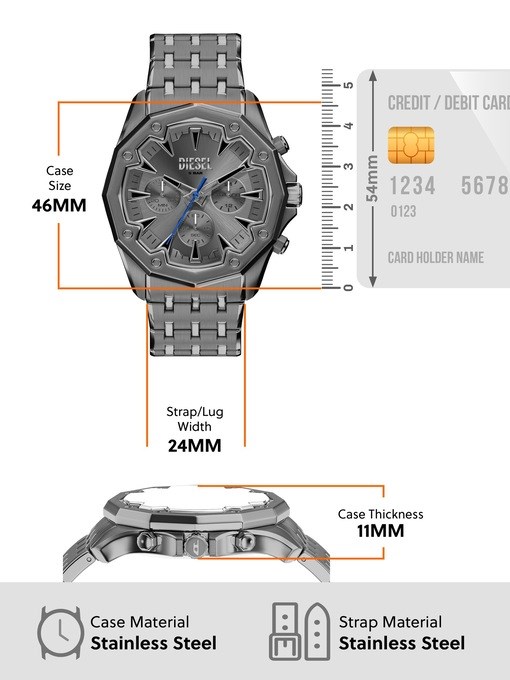 Diesel Stinger Gunmetal Watch DZ4708