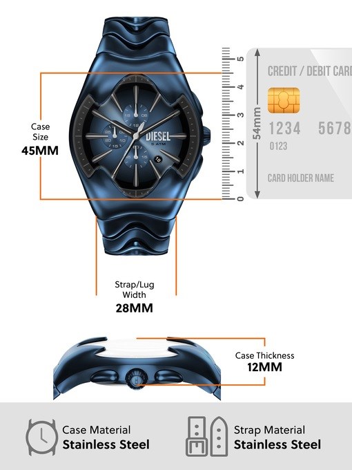 Diesel Mercurial Blue Watch DZ4704