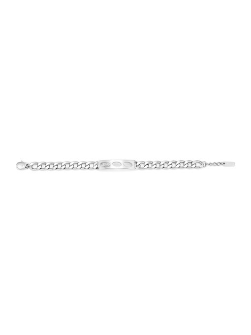 Diesel D Logo Silver Bracelet DX1663040