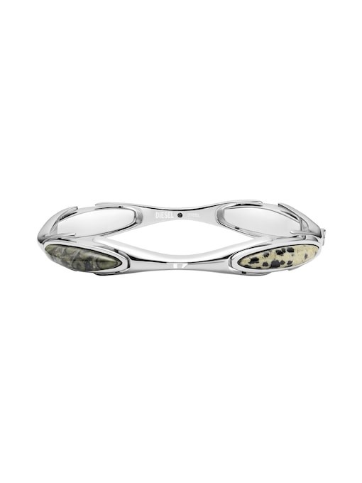 Diesel D Logo Silver Bracelet DX1663040