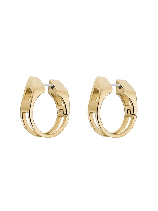 Diesel D Logo Gold Earring DX1671710 Diesel D Logo Gold Earring DX1671710