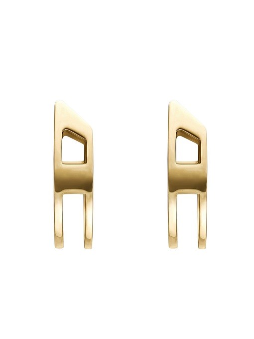 Diesel D Logo Silver Earring DX1673040