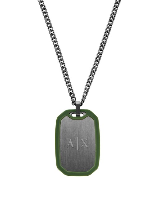 Armani Exchange Gunmetal Necklace AXG0170060 Armani Exchange Gunmetal Necklace AXG0170060