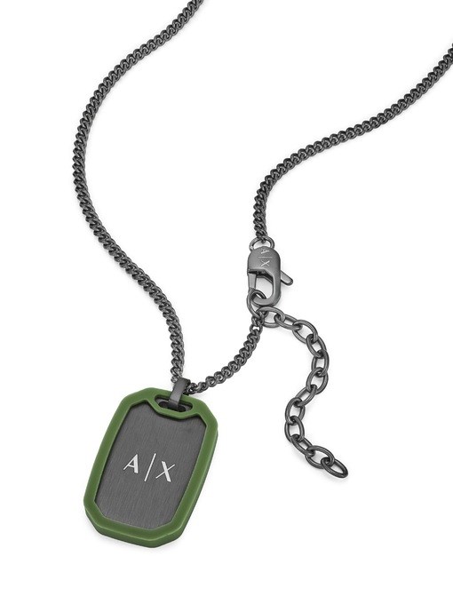 Armani Exchange Gunmetal Necklace AXG0170060 Armani Exchange Gunmetal Necklace AXG0170060