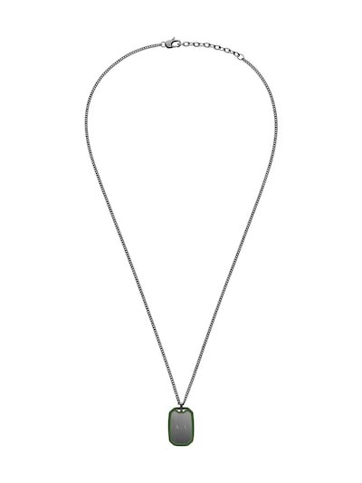 Armani Exchange Gunmetal Necklace AXG0170060