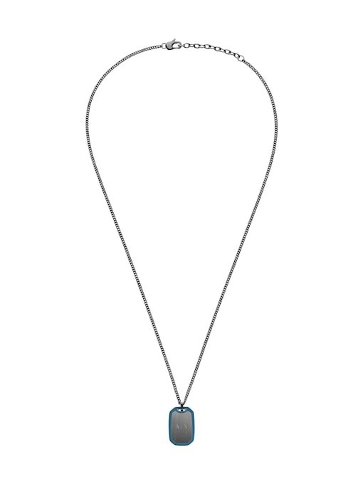 Armani Exchange  Gunmetal Necklace AXG0171060