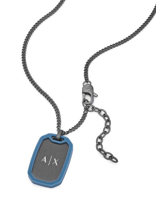 Armani Exchange Gunmetal Necklace AXG0171060 Armani Exchange Gunmetal Necklace AXG0171060